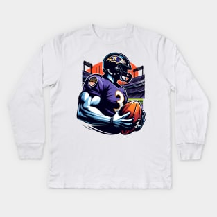 Baltimore Ravens 002 Kids Long Sleeve T-Shirt